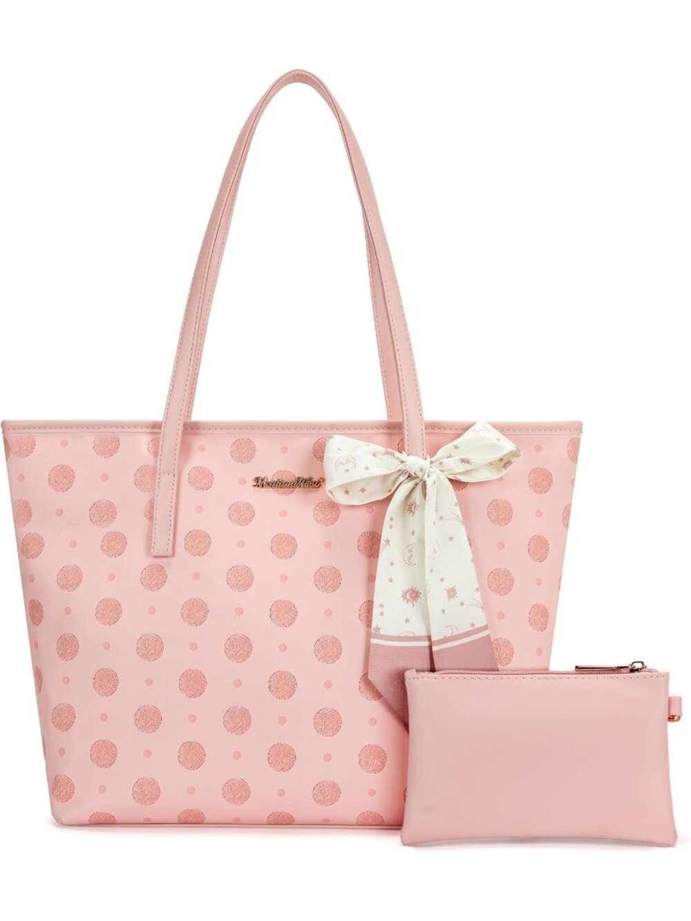 Women's Print Pink Slouchy Hobo Bag Soft Designer Shoulder Top Handle Handbag